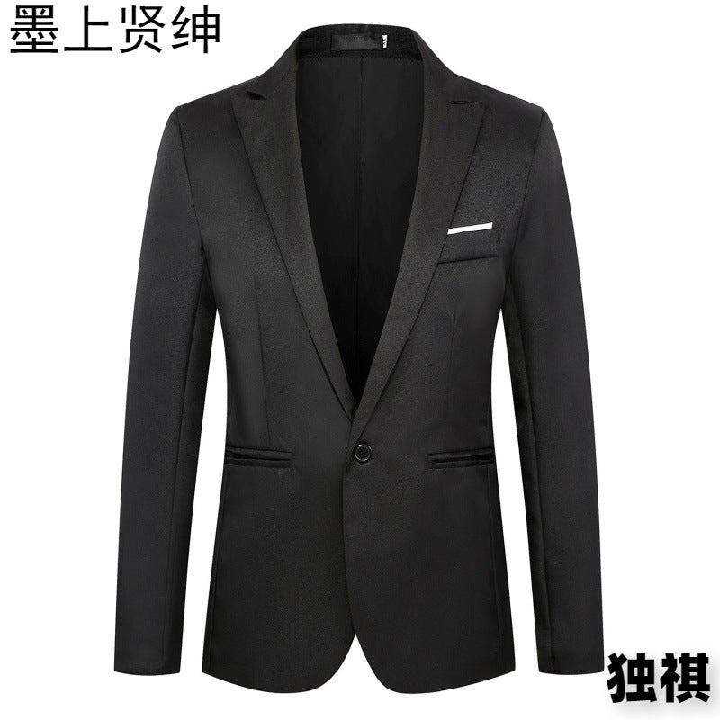 New Fashion Men's One-button Casual Small Suit Jacket Jacket Korean Suit