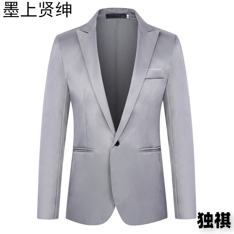 New Fashion Men's One-button Casual Small Suit Jacket Jacket Korean Suit