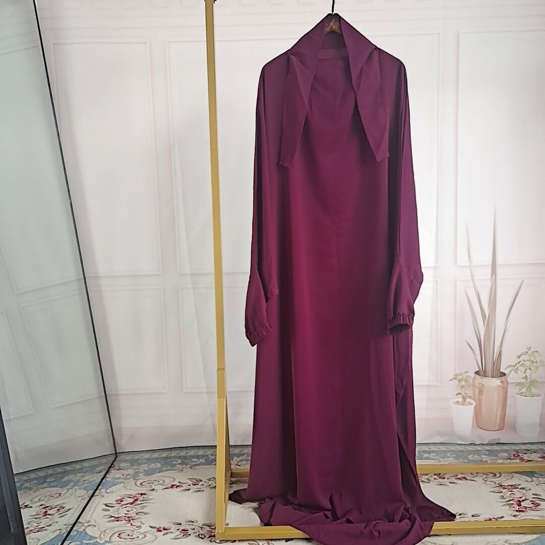 Women&amp;amp;amp;amp;#039;s Dress Abaya Europe And America Dubai Turkey One-piece Prayer Dress P102
