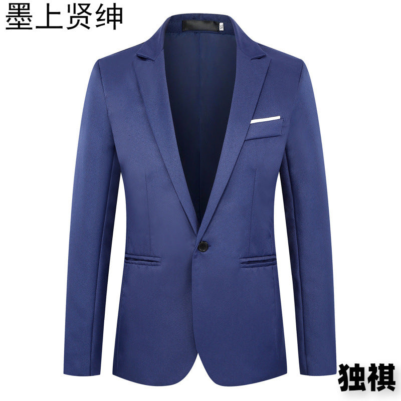New Fashion Men's One-button Casual Small Suit Jacket Jacket Korean Suit