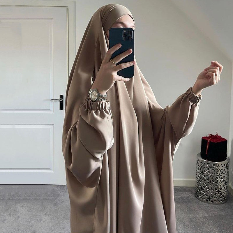 Women&amp;amp;amp;amp;#039;s Dress Abaya Europe And America Dubai Turkey One-piece Prayer Dress P102