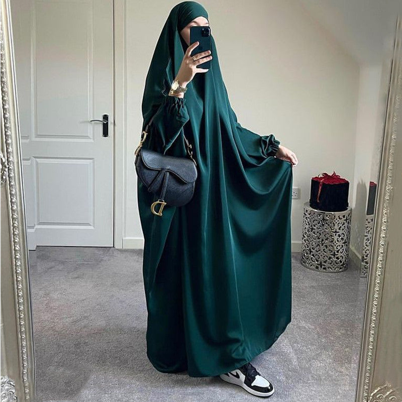 Women&amp;amp;amp;amp;#039;s Dress Abaya Europe And America Dubai Turkey One-piece Prayer Dress P102